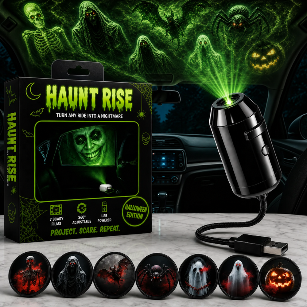 Halloween USB Ghost Projector with 7 Projection Slides
