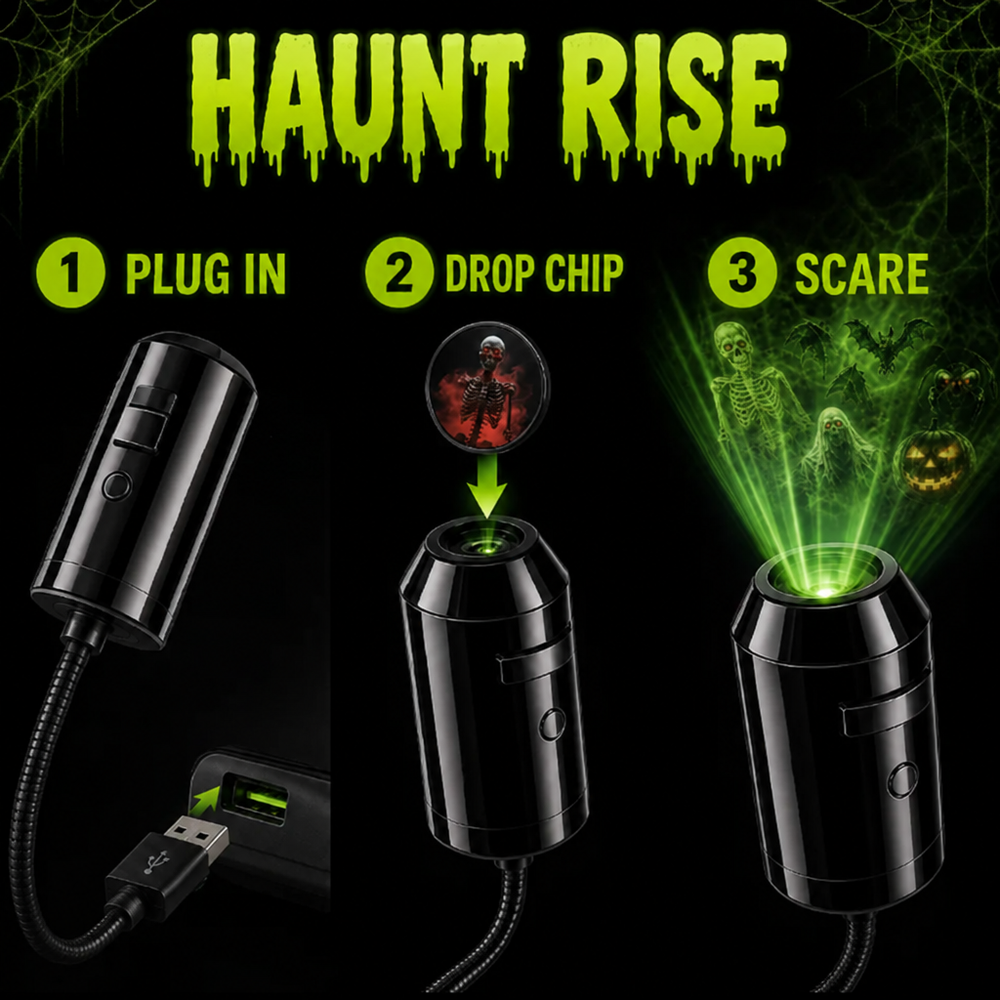 How to use Halloween USB Projection Light